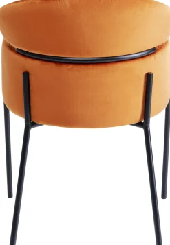 KARE Armlehnstuhl Alexia Velvet Orange
