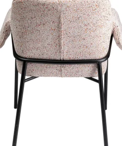 KARE Armlehnstuhl Bess Beige Flitter