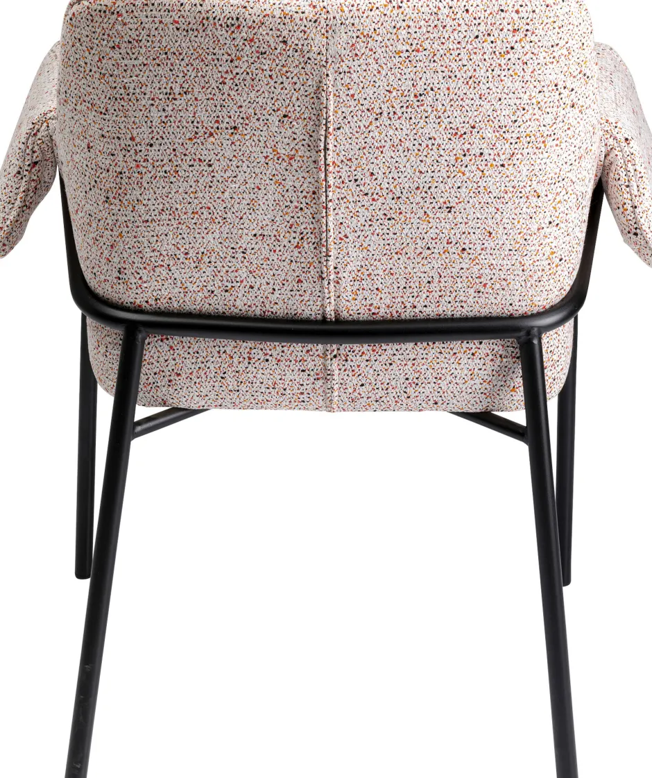 KARE Armlehnstuhl Bess Beige Flitter