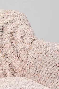 KARE Armlehnstuhl Bess Beige Flitter