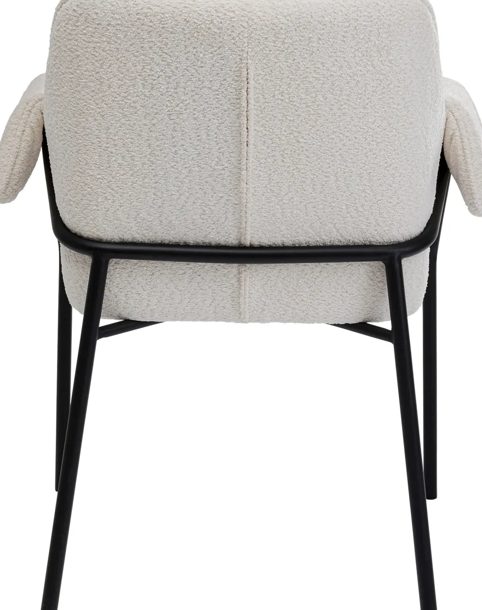 KARE Armlehnstuhl Bess Creme