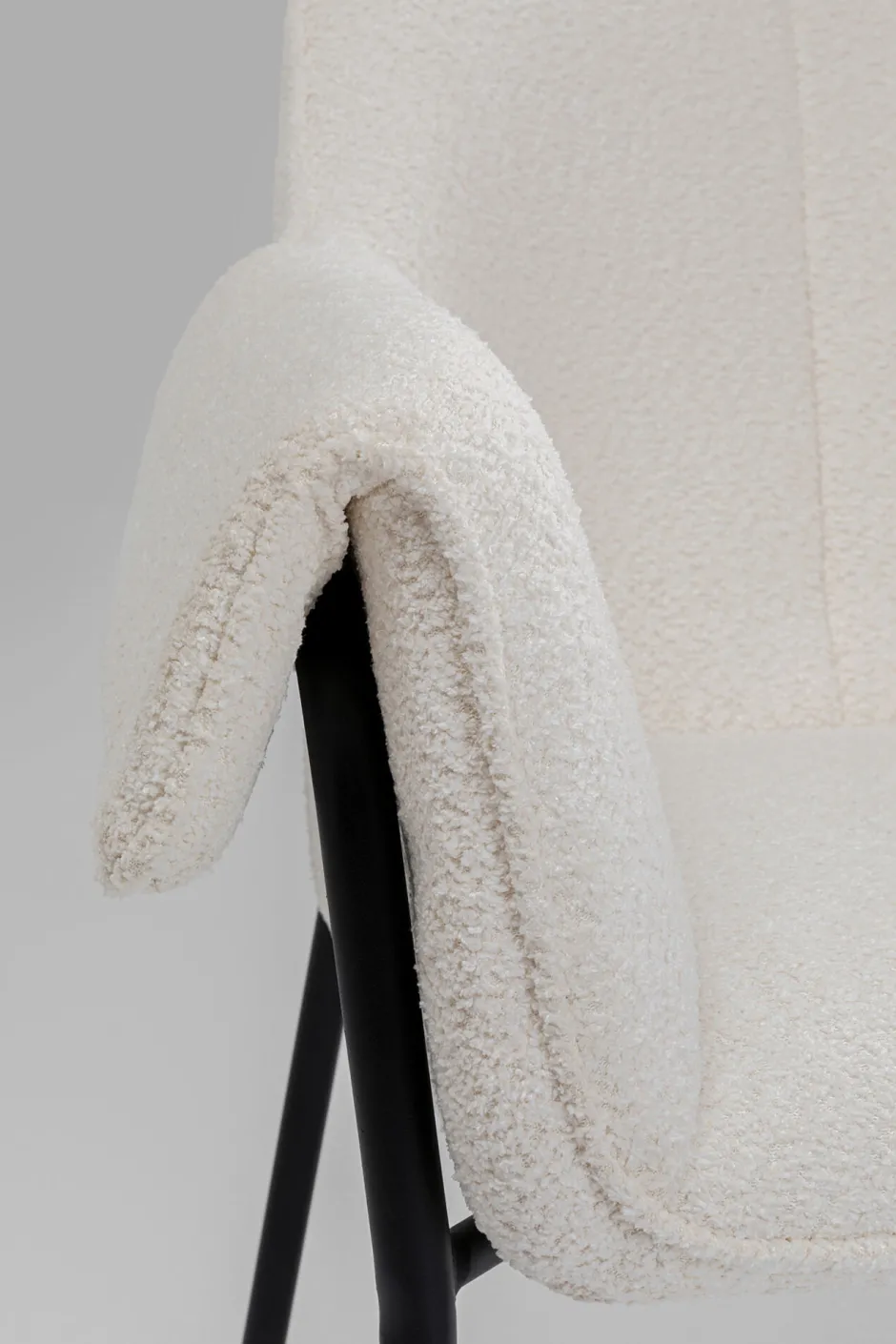 KARE Armlehnstuhl Bess Creme