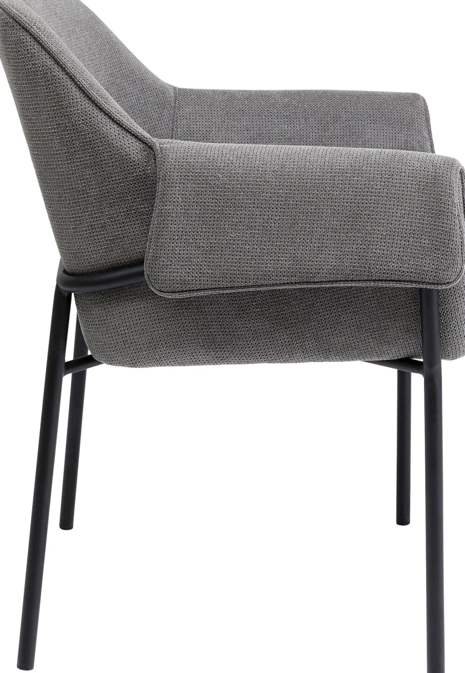 KARE Armlehnstuhl Bess Grau