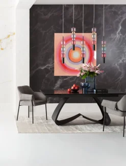 KARE Armlehnstuhl Bess Grau