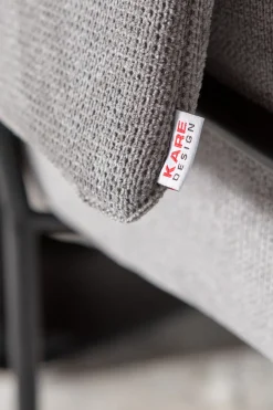 KARE Armlehnstuhl Bess Grau