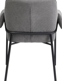 KARE Armlehnstuhl Bess Grau