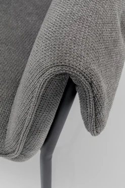 KARE Armlehnstuhl Bess Grau