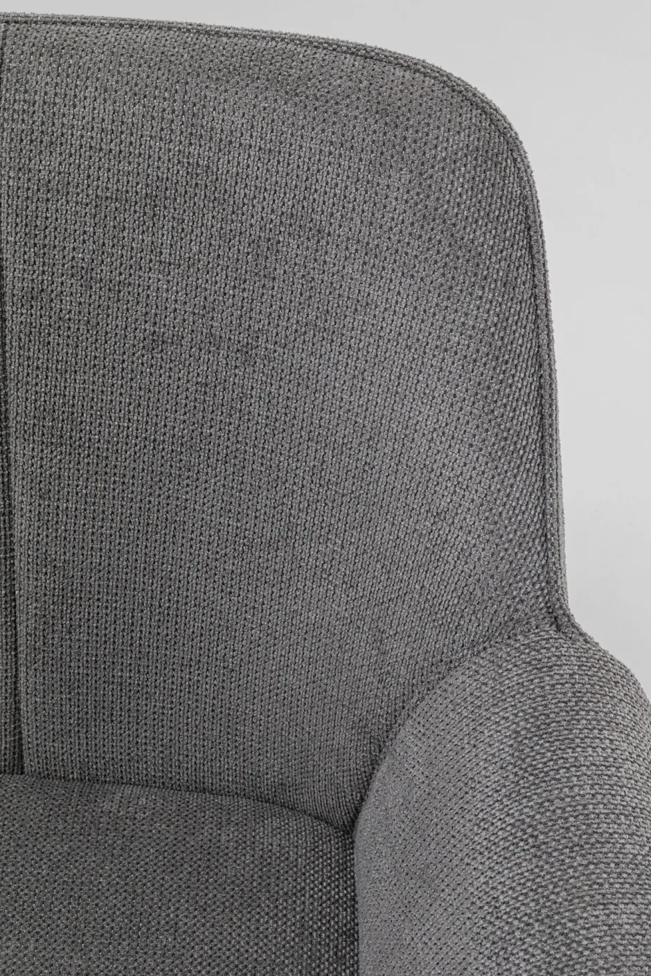 KARE Armlehnstuhl Bess Grau