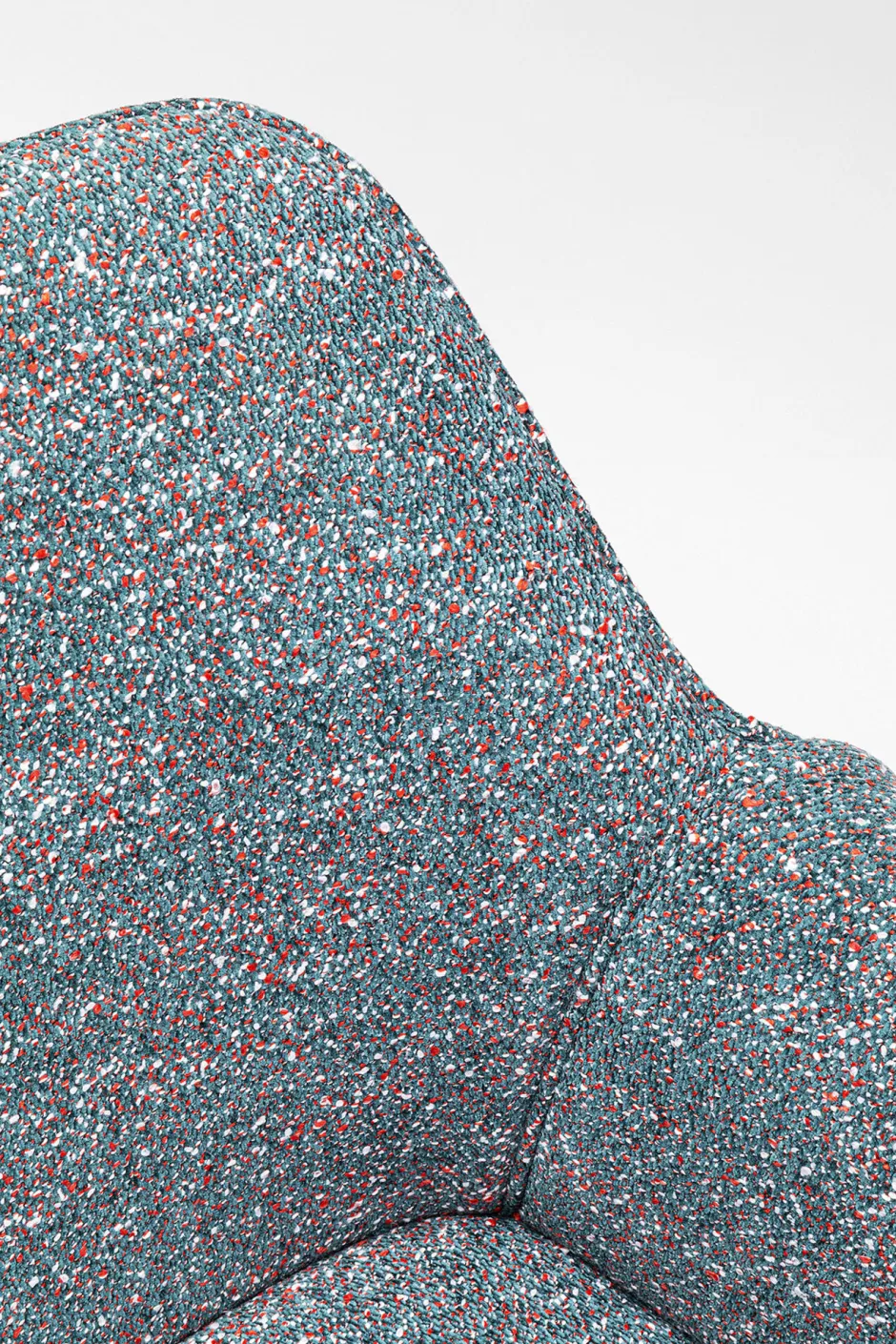 KARE Armlehnstuhl Bess Grau Flitter