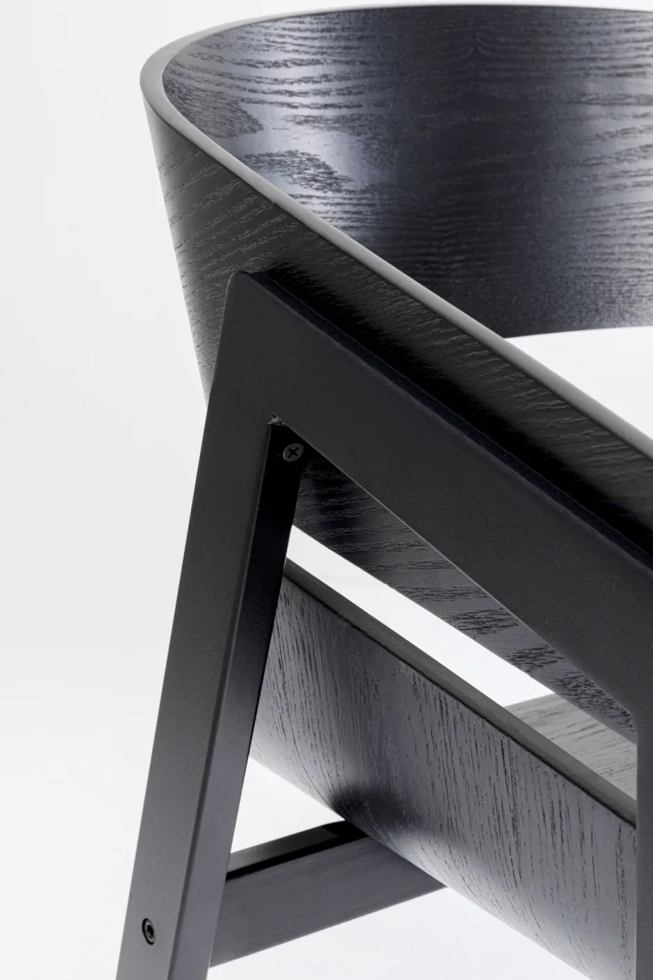 KARE Armlehnstuhl Biarritz Schwarz