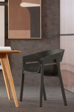 KARE Armlehnstuhl Biarritz Schwarz