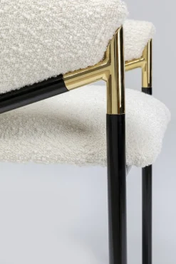 KARE Armlehnstuhl Boulevard Weiß