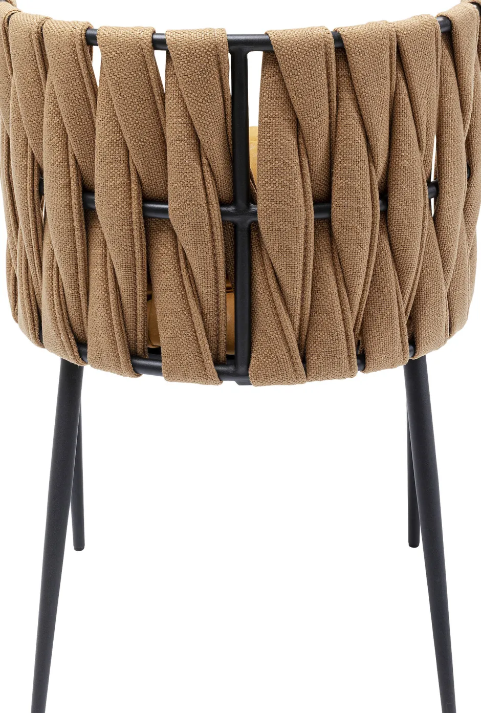 KARE Armlehnstuhl Cheerio Gelb inkl. Kissen