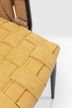 KARE Armlehnstuhl Cheerio Gelb inkl. Kissen