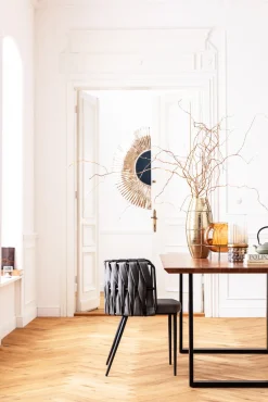 KARE Armlehnstuhl Cheerio Grau inkl. Kissen