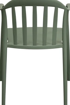 KARE Armlehnstuhl Flores Graugrün