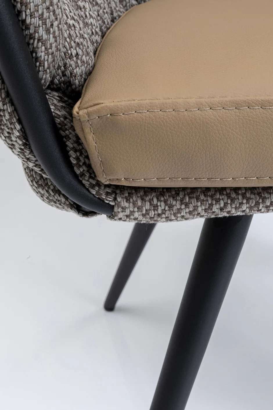 KARE Armlehnstuhl Knot Tweed