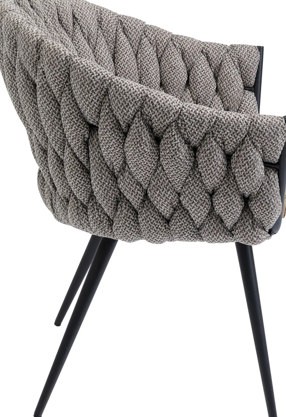 KARE Armlehnstuhl Knot Tweed