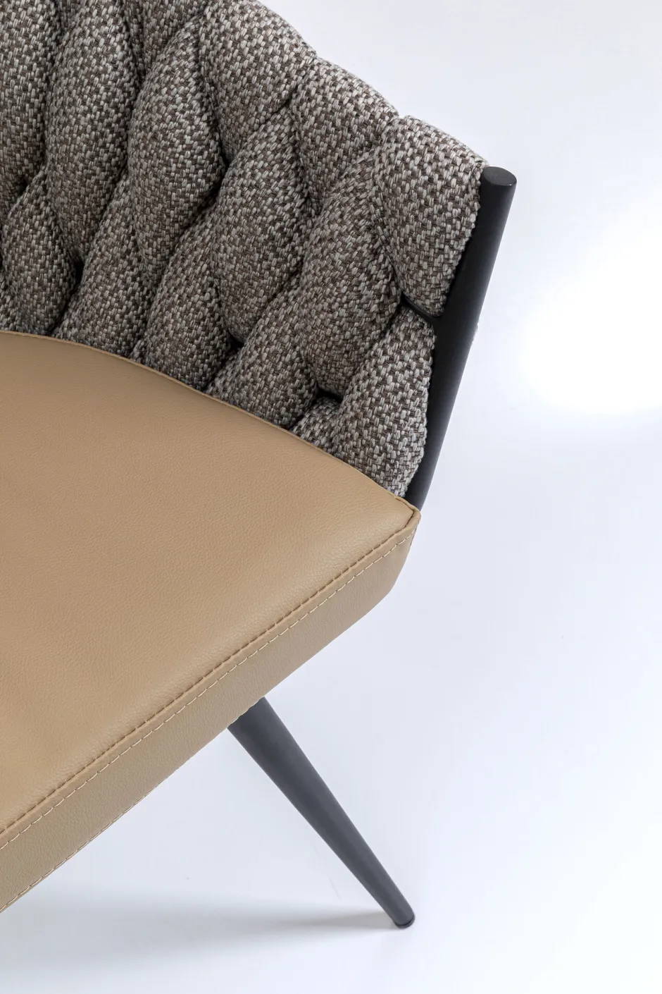 KARE Armlehnstuhl Knot Tweed