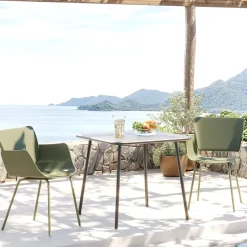 KARE Armlehnstuhl Madeira Grün