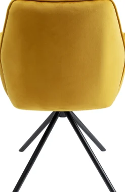KARE Armlehnstuhl Mila Gelb