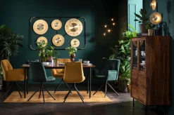 KARE Armlehnstuhl Mila Gelb