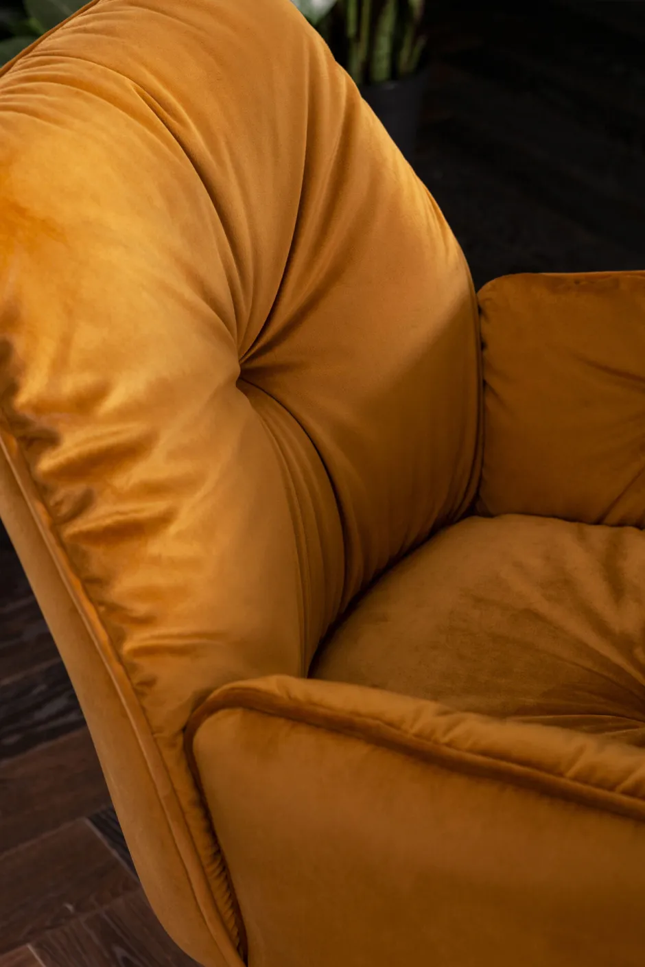 KARE Armlehnstuhl Mila Gelb