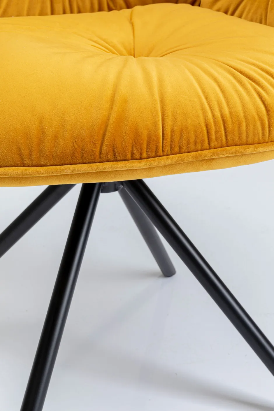 KARE Armlehnstuhl Mila Gelb