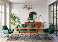 KARE Armlehnstuhl Mila Grün