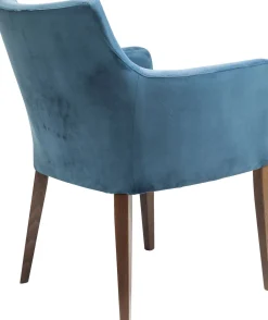 KARE Armlehnstuhl Mode Velvet Petrol