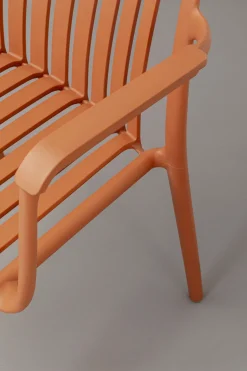 KARE Armlehnstuhl Porto Santo Terracotta