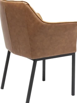 KARE Armlehnstuhl Thinktank Braun