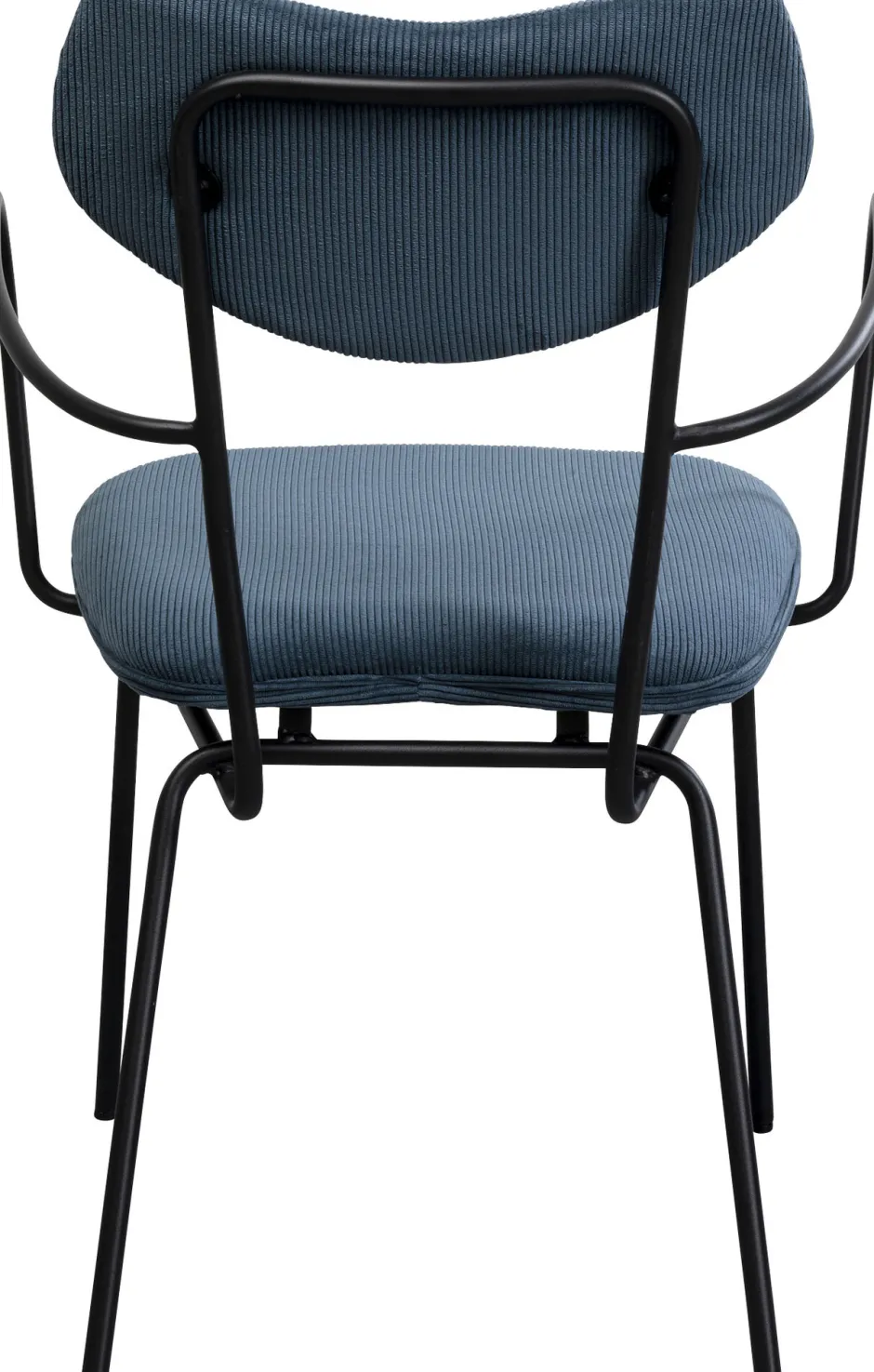 KARE Armlehnstuhl Viola Blau