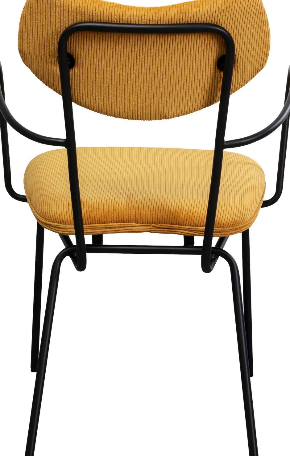 KARE Armlehnstuhl Viola Gelb