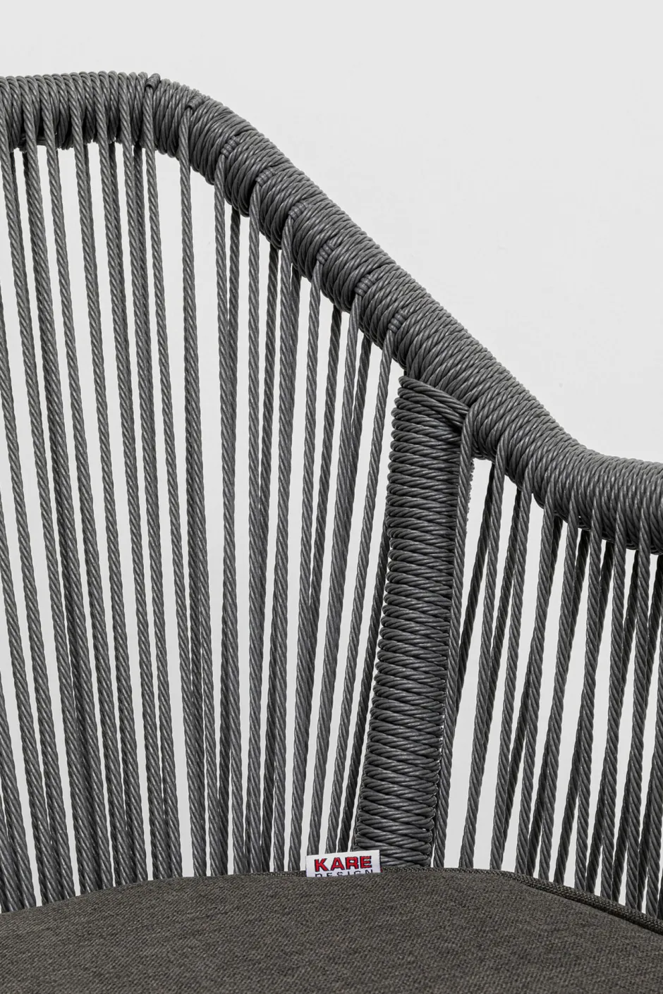 KARE Armlehnstuhl Wave Grau