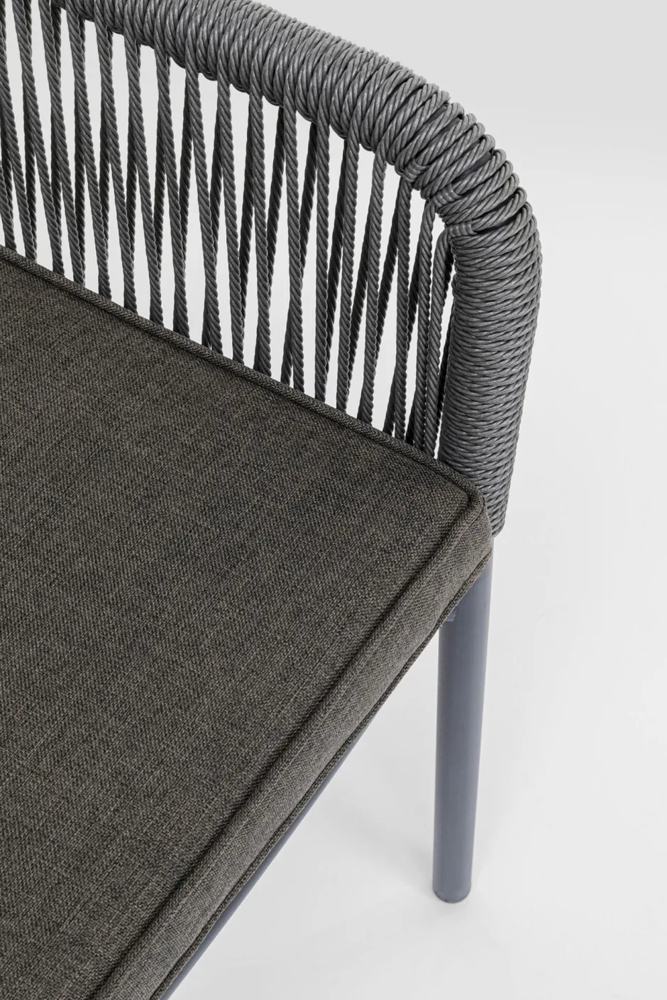 KARE Armlehnstuhl Wave Grau