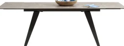 KARE Ausziehtisch Amsterdam Dunkel 160(40+40)x90cm