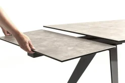 KARE Ausziehtisch Amsterdam Dunkel 160(40+40)x90cm