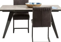 KARE Ausziehtisch Amsterdam Dunkel 160(40+40)x90cm