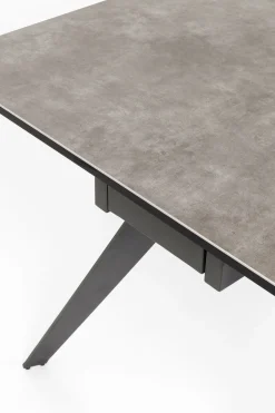 KARE Ausziehtisch Amsterdam Dunkel 200(45+45)x100cm