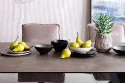 KARE Ausziehtisch Amsterdam Dunkel 200(45+45)x100cm