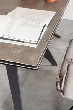 KARE Ausziehtisch Amsterdam Dunkel 200(45+45)x100cm