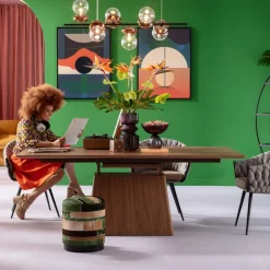 KARE Ausziehtisch Benvenuto Walnut