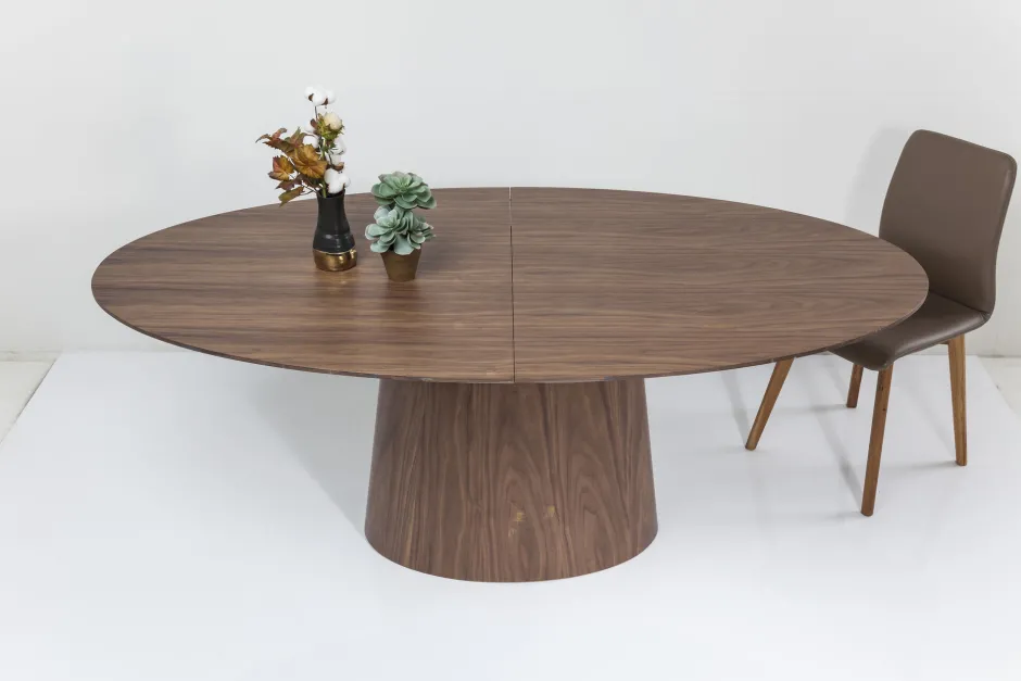KARE Ausziehtisch Benvenuto Walnut 200(50)x110cm