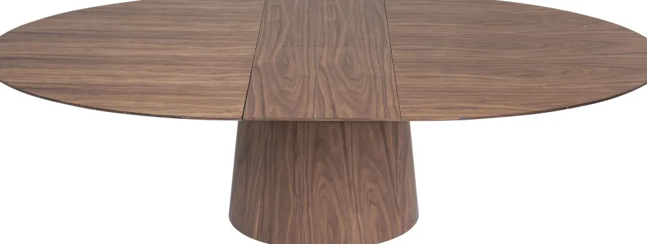 KARE Ausziehtisch Benvenuto Walnut 200(50)x110cm