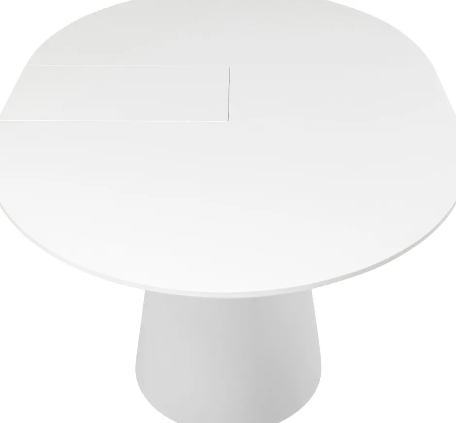 KARE Ausziehtisch Benvenuto Weiß 200(50)x110cm