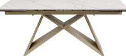 KARE Ausziehtisch Nelly Greige 180(40+40)x90cm