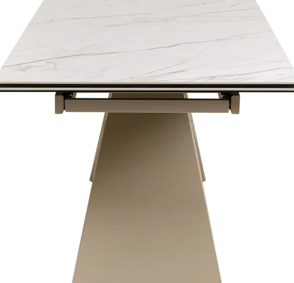 KARE Ausziehtisch Nelly Greige 180(40+40)x90cm