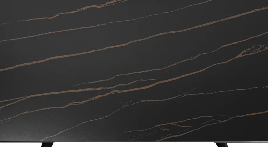 KARE Ausziehtisch Xenia Schwarz 140(+30+30)x80cm