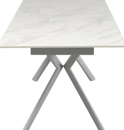 KARE Ausziehtisch Xenia Weiß 140(+30+30)x80cm